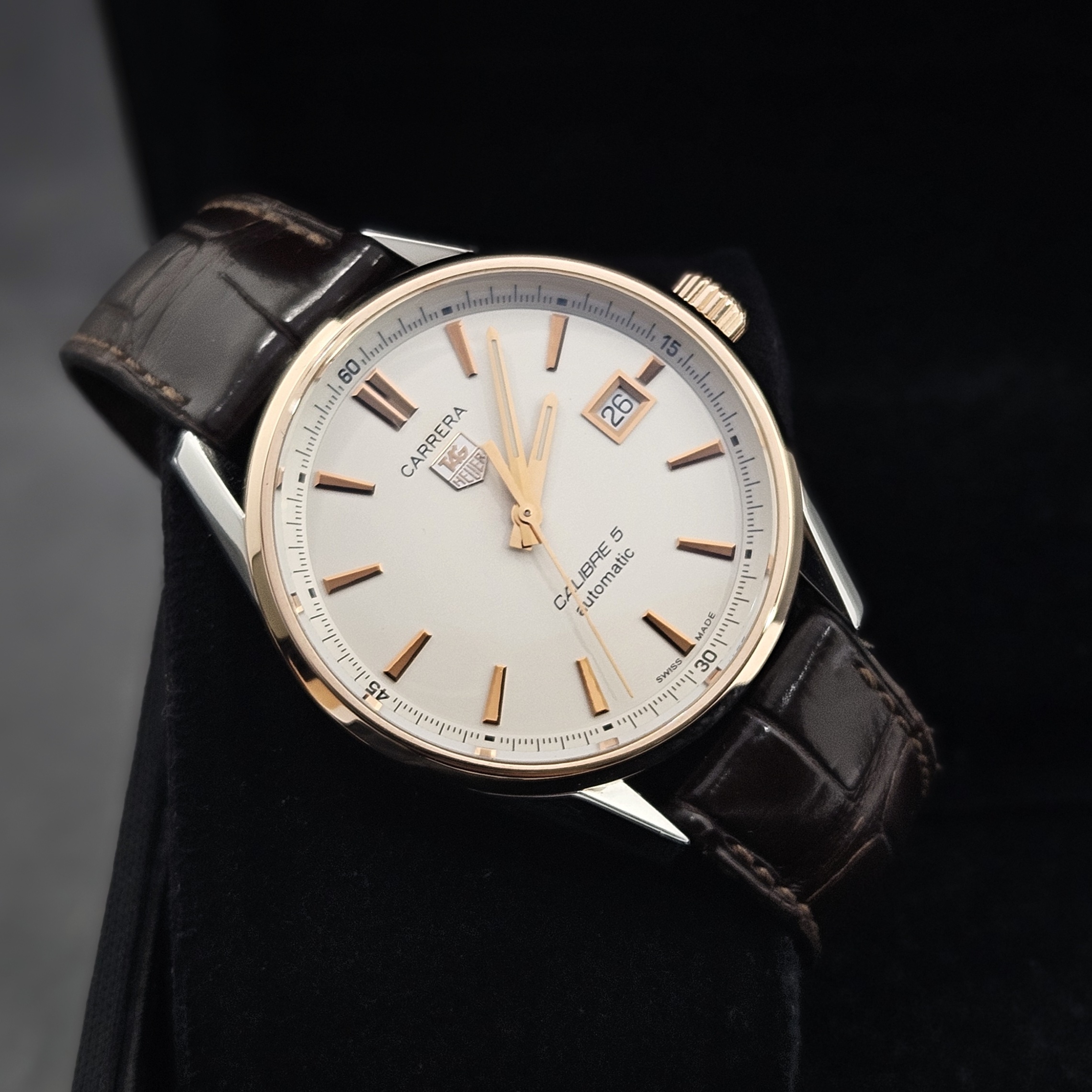 Tag Heuer Carrera Calibre 5 White Dial