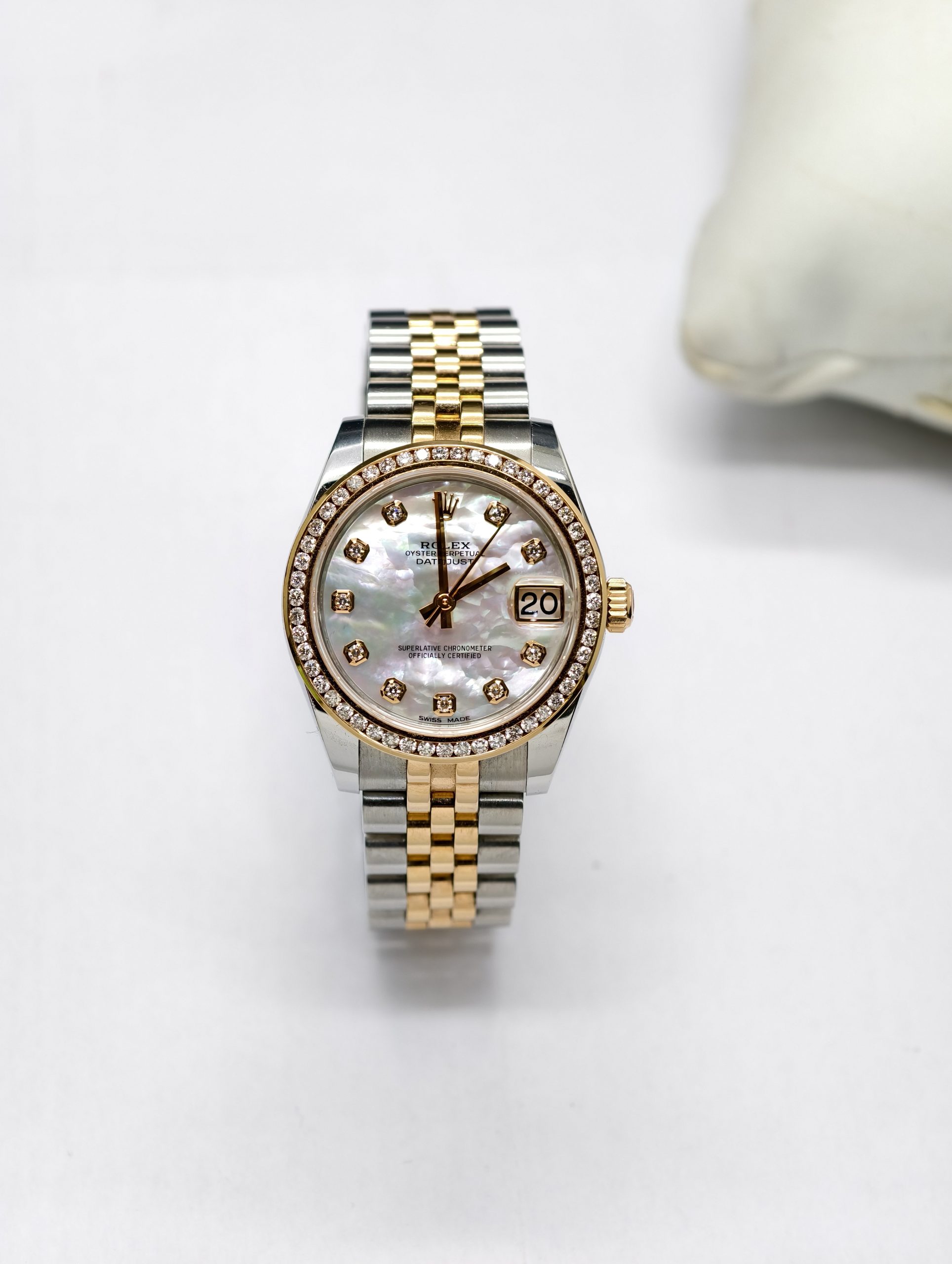 Rolex Datejust MOP Diamond Twotone Setting Diamond Bezel ( Include Bezel Original) 178271